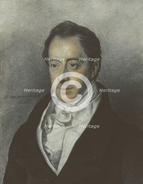 Portrait of Nikolay Ivanovich Turgenev (1789-1871), 1823. Artist: Oesterreich, Otto (Yermolay) (1790-nach 1832)