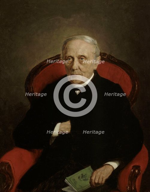 Portrait of Nils Henrik Pinello, 1875. Creator: August Fredrik Ahlstedt.