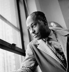 Portrait of Snub Mosley, William P. Gottlieb's office, New York, N.Y., 1946. Creator: William Paul Gottlieb