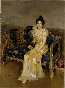 Portrait of Sofia Botkina, 1899. Artist: Serov, Valentin Alexandrovich (1865-1911)