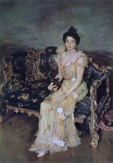 Portrait of Sofia Mikhailovna Botkina 1899. Artist: Valentin Serov