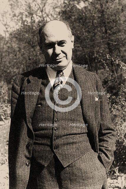 Portrait of Solomon Abramovich Trone (1872-1969), 1935-1936. Creator: Ilf, Ilya Arnoldovich (1897-1937).