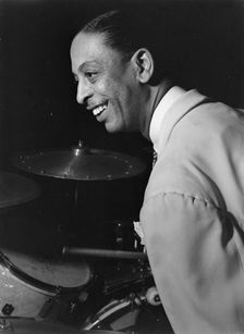 Portrait of Sonny Greer, Aquarium(?), New York, N.Y., ca. Nov. 1946. Creator: William Paul Gottlieb