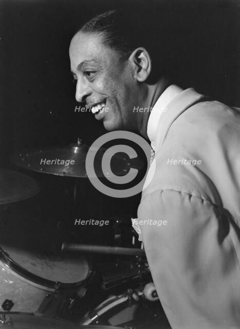 Portrait of Sonny Greer, Aquarium(?), New York, N.Y., ca. Nov. 1946. Creator: William Paul Gottlieb.