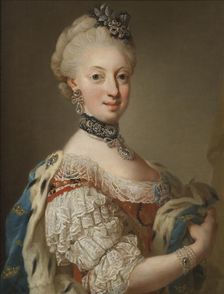 Portrait of Sophia Magdalena of Denmark (1746-1813), Queen of Sweden, 1768