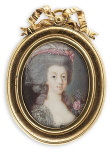 Portrait of Sophia Magdalena of Denmark (1746-1813), Queen of Sweden. Creator: Høyer, Cornelius (1741-1804)