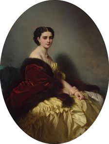 Portrait of Sophia Naryshkina, 1858. Creator: Franz Xaver Winterhalter