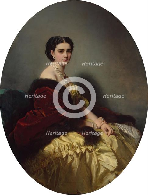 Portrait of Sophia Naryshkina, 1858. Creator: Franz Xaver Winterhalter.