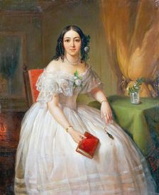 Portrait of Sophia Nikolayevna Karamzina (1802-1856), 1840s