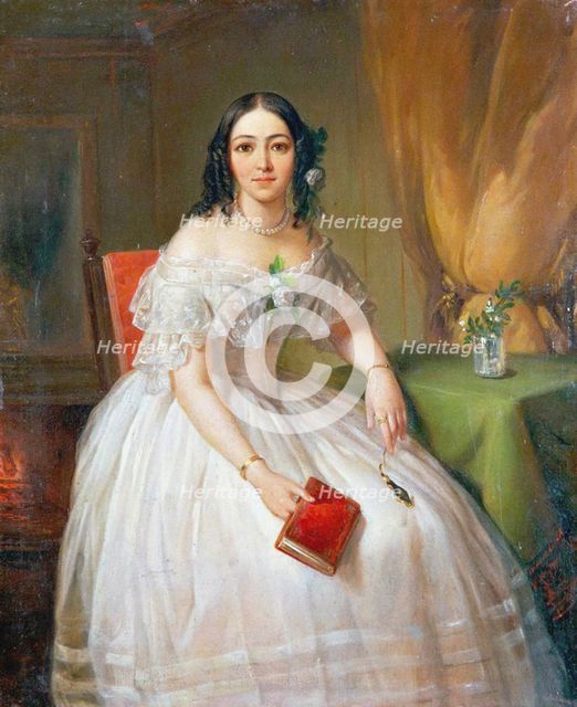 Portrait of Sophia Nikolayevna Karamzina (1802-1856), 1840s.