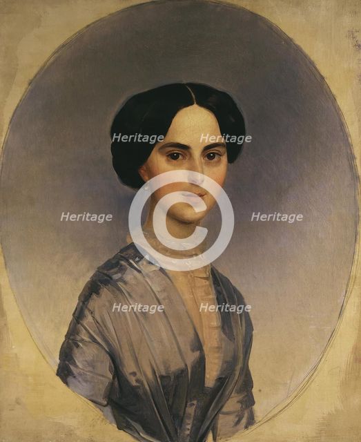 Portrait of Sophia Andreyevna Bobrinskaya, née Shuvalova, 1846. Artist: Briullov, Karl Pavlovich (1799-1852)