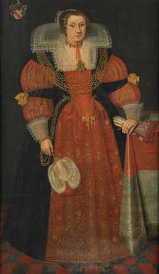Portrait of Sophia de Vervou (c.1613-71), 1630. Creator: L. F. Woutersin