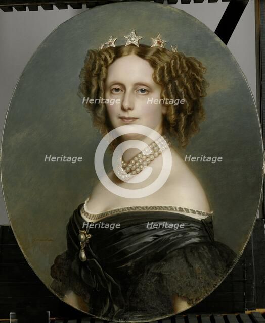 Portrait of Sophia Frederika Mathilda (1818-77), Princess of Württemberg, 1863-1873. Creator: Franz Xaver Winterhalter.