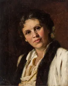 Portrait of Sophia Kuvshinnikova (1847-1907), 1886