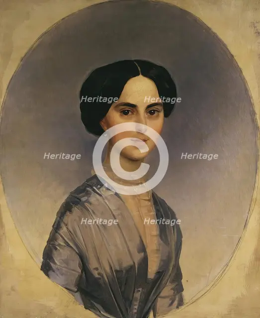 Portrait of Sophia Shuvalova, married name Bobrinskaya, 1846. Creator: Karl Briullov.