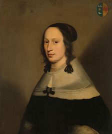 Portrait of Sophia van Overmeer, Wife of Adriaen van Persijn, 1650. Creator: Jan Jansz. Westerbaen I