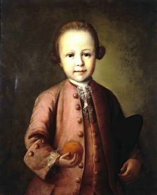 Portrait of Savva Yakovlev as a Child, 1775. Creator: Mina Kolokolnikov
