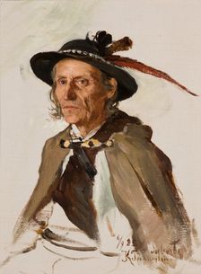 Portrait of Sabala, 1885. Creator: Kazimierz Pochwalski