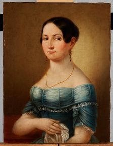 Portrait of Sabina Kreutzer, between 1835-1840. Creator: Unknown