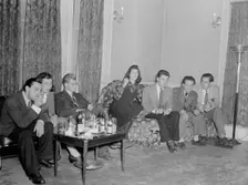Portrait of Sadi Coylin, Delia Potofsky Gottlieb, Adele...Turkish Embassy, Washington, D.C., 1938. Creator: William Paul Gottlieb