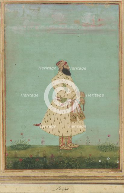 Portrait of Safdar Jang, early 18th century. Creator: Unknown.