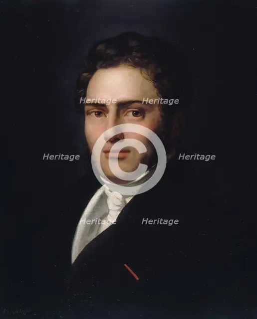 Portrait of Saint-Amand Bazard, 1821. Creator: Henry Scheffer.
