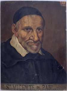 Portrait of Saint Vincent de Paul (1581-1660), c1660. Creator: Unknown