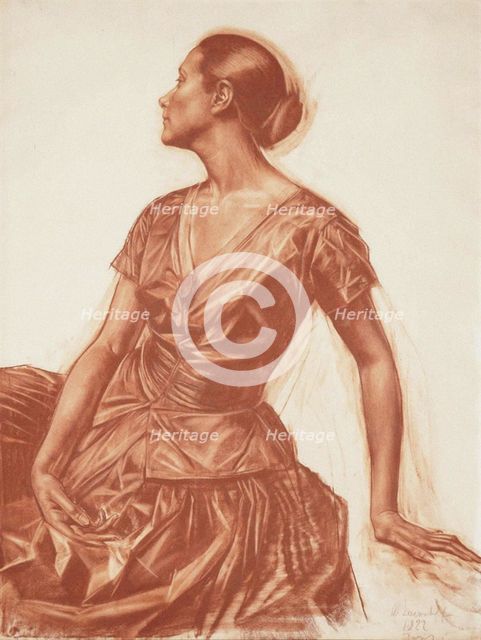 Portrait of Salomea Nikolayevna Andronikova (1888-1982).