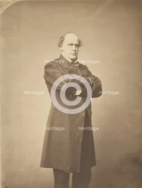 Portrait of Salmon P. Chase, 1862. Creator: Henry Ulke.