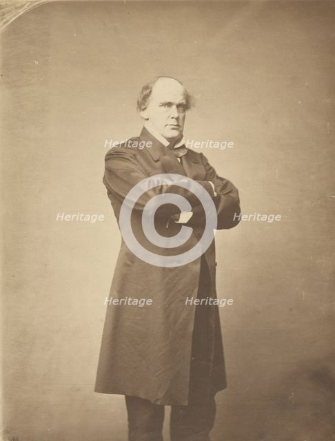 Portrait of Salmon P. Chase, 1862. Creator: Henry Ulke.