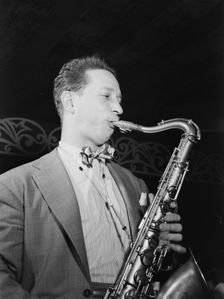 Portrait of Sam Donahue, Aquarium, New York, N.Y., ca. Dec. 1946. Creator: William Paul Gottlieb