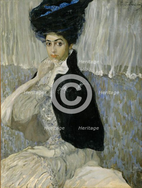 Portrait of Samoylova ("Mrs Z"), 1912.