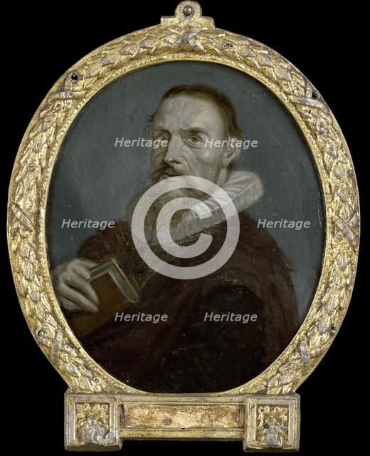 Portrait of Samuel Ampzing, Clergyman and Poet in Haarlem, 1700-1732. Creator: Arnoud van Halen.