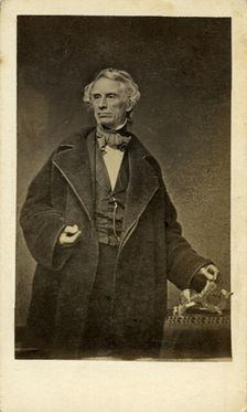 Portrait of Samuel Finley Breese Morse (1791-1872), c1855. Creator: Anonymous