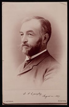 Portrait of Samuel Pierpont Langley (1834-1906), August 22, 1887. Creator: James Notman