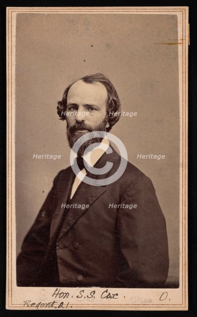 Portrait of Samuel Sullivan Cox (1824-1889), Before 1889. Creators: Charles De Forest Fredricks, Charles D. Fredricks & Co.