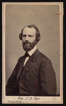 Portrait of Samuel Sullivan Cox (1824-1889), Before 1889. Creators: Charles De Forest Fredricks, Charles D. Fredricks & Co