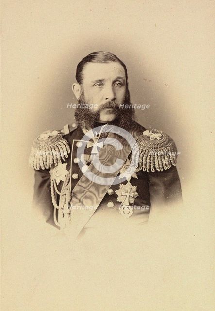 Portrait of Samuil Alexeyevich Greig (1827-1887), 1874.