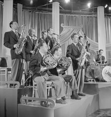 Portrait of Sandy Siegelstien, Willie Wechsler, Micky...Columbia Pictures...Beautiful Doll, NY, 1947 Creator: William Paul Gottlieb