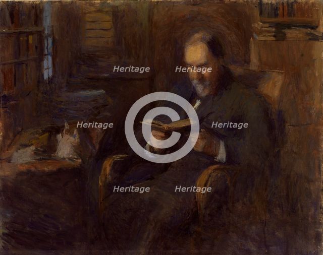 Portrait of Sanford Saltus of New York, ca. 1915. Creator: Frank Edwin Scott.