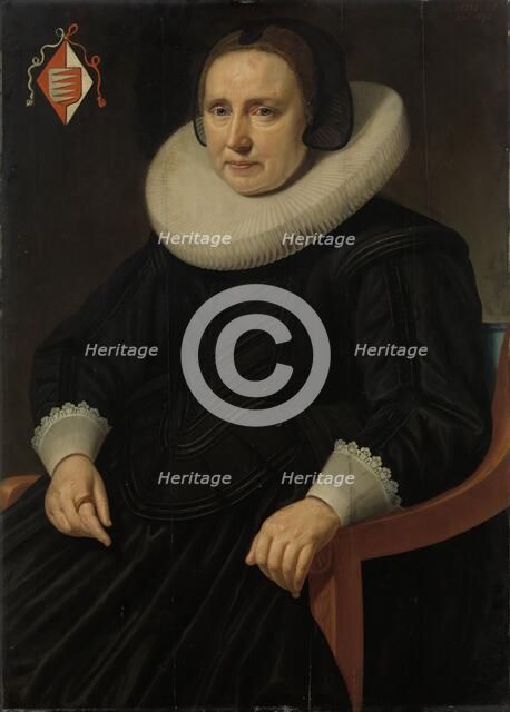 Portrait of Sara Sweerts de Weert, second Wife of Antonius Antonides van der Linden, 1636. Creator: Hendrik Meerman.