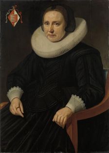 Portrait of Sara Sweerts de Weert, second Wife of Antonius Antonides van der Linden, 1636. Creator: Hendrik Meerman
