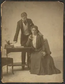 Portrait of Sarah Cowell Le Moyne, about 1890-1899. Creator: Unknown