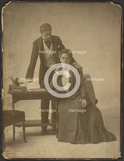 Portrait of Sarah Cowell Le Moyne, about 1890-1899. Creator: Unknown.