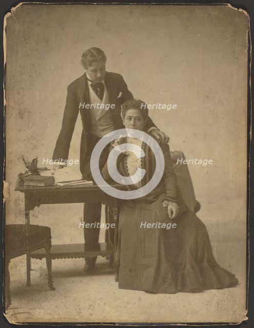 Portrait of Sarah Cowell Le Moyne, about 1890-1899. Creator: Unknown.