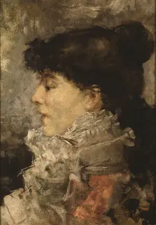 Portrait of Sarah Bernhardt (1844-1923), 1870s