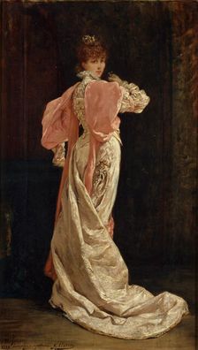 Portrait of Sarah Bernhardt (1844-1923), 1897. Creator: Clairin, Georges (1843-1919)