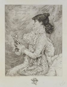 Portrait of Sarah Bernhardt (1844-1923)
