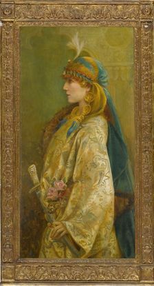 Portrait of Sarah Bernhardt as Roxanna in Adrienne Lecouvreur