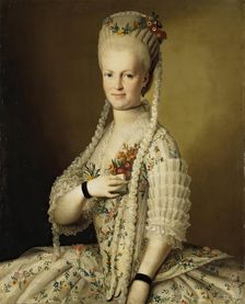 Portrait of Sarah Greig, 1770. Creator: Ludwig Christinec